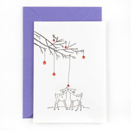 Postkaart Christmas deer / Studio Flash